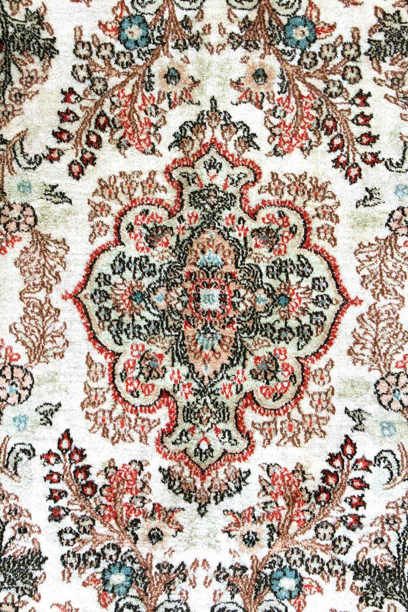 中国シルク 絨毯 149x96cm - オリエンタル絨毯