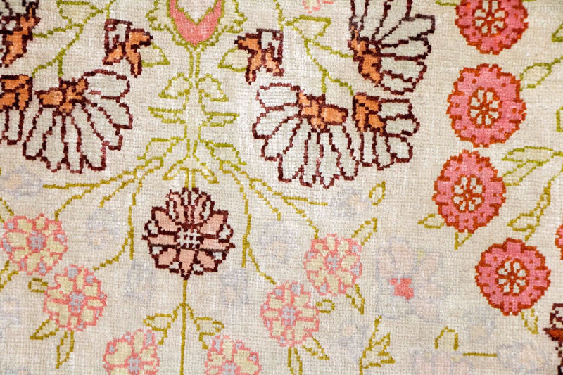 ヘレケシルク 絨毯 100x64cm - オリエンタル絨毯