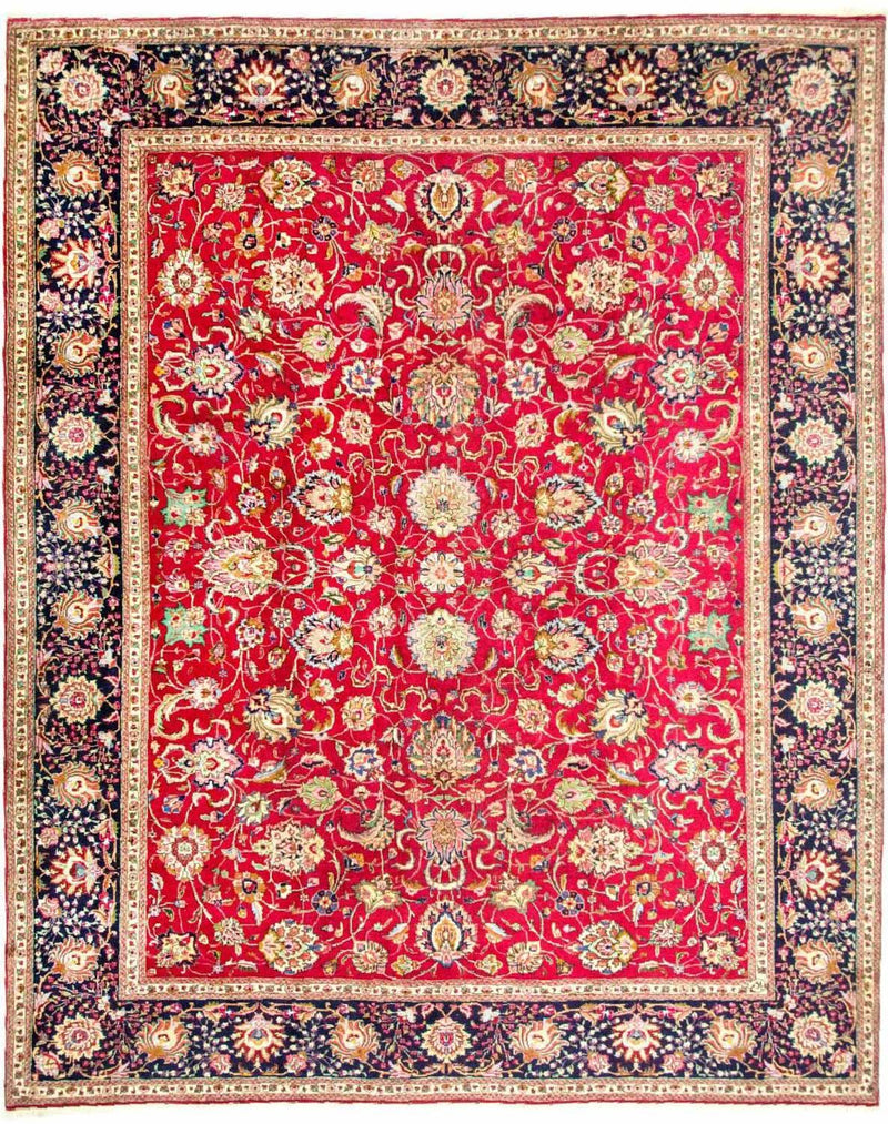 タブリーズ 絨毯 381x305cm - ペルシャ絨毯