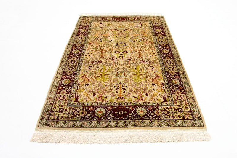 ヘレケシルク 絨毯 150x92cm - オリエンタル絨毯