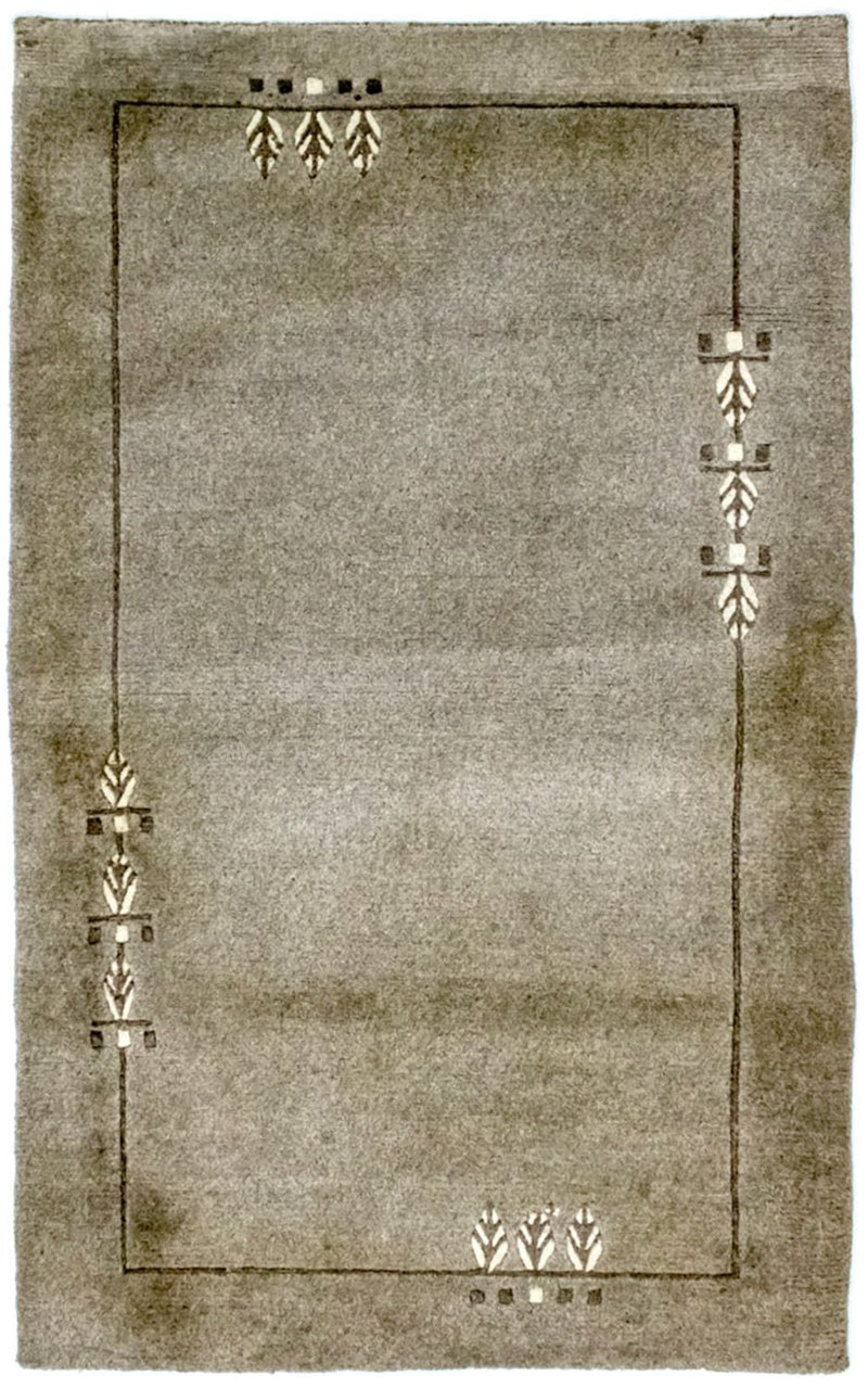 ネパール絨毯 148x92cm - ウールラグ