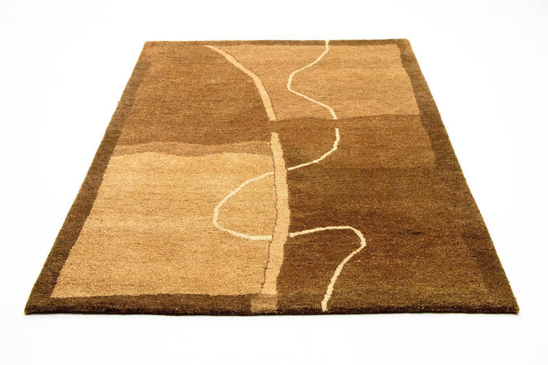 インド ギャベ 絨毯 199x145cm - ウールラグ