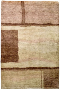 インド ギャベ 絨毯 199x136cm - ウールラグ – product image