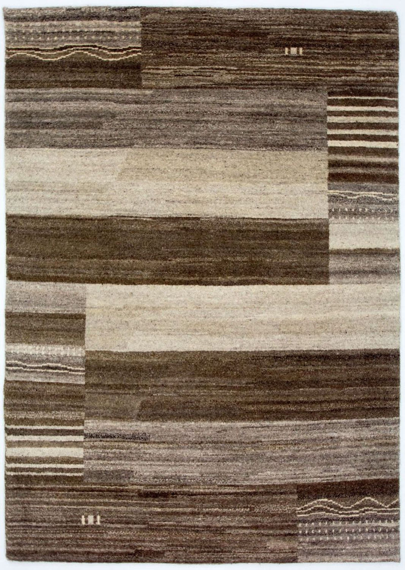 インド ギャベ 絨毯 200x140cm - ウールラグ