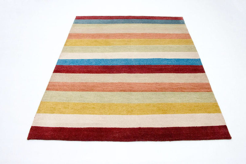 インド ギャベ 絨毯 233x173cm - ウールラグ