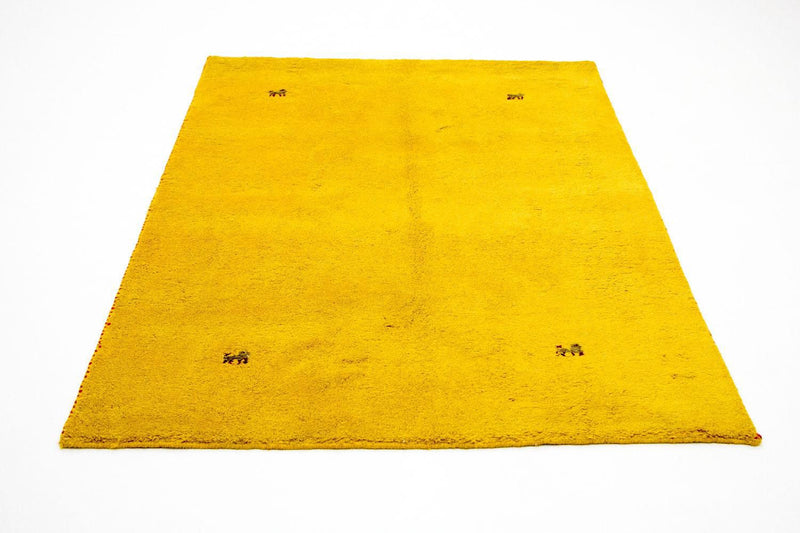インド ギャベ 絨毯 202x141cm - ウールラグ