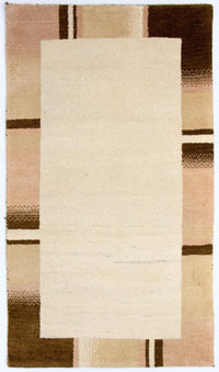 インド ギャベ 絨毯 160x92cm - ウールラグ – product image