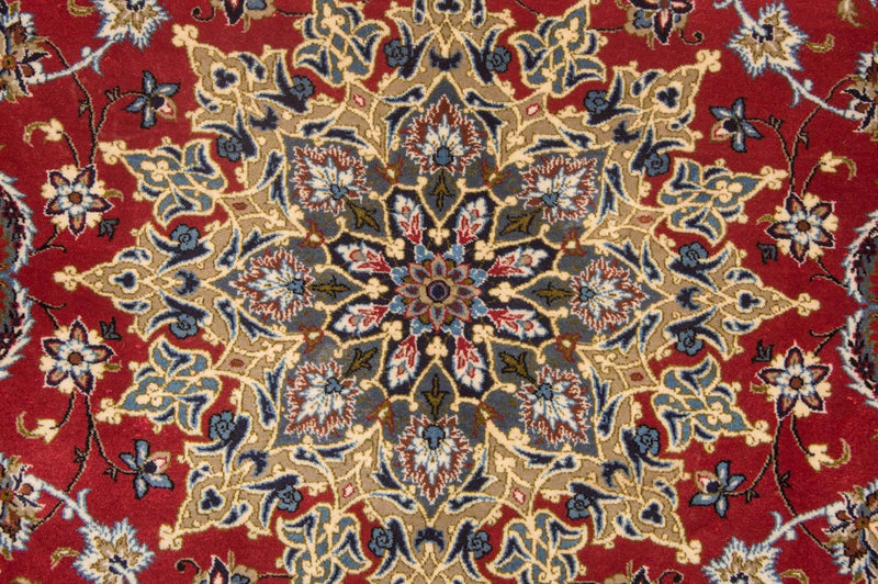 イスファハン 絨毯 224x157cm - ペルシャ絨毯