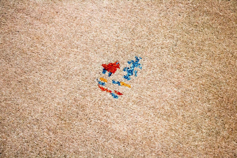 インド ギャベ 絨毯 200x140cm - ウールラグ