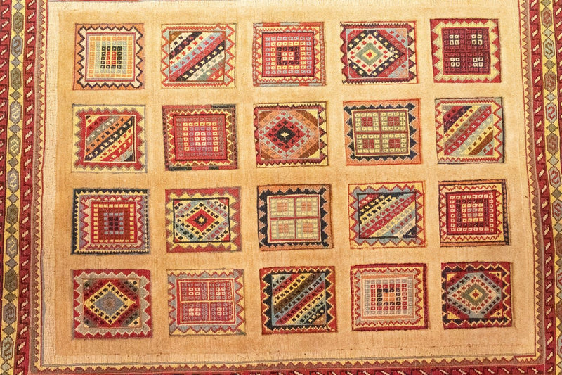 アフシャール・シルジャン 絨毯 149x121cm - ペルシャ絨毯