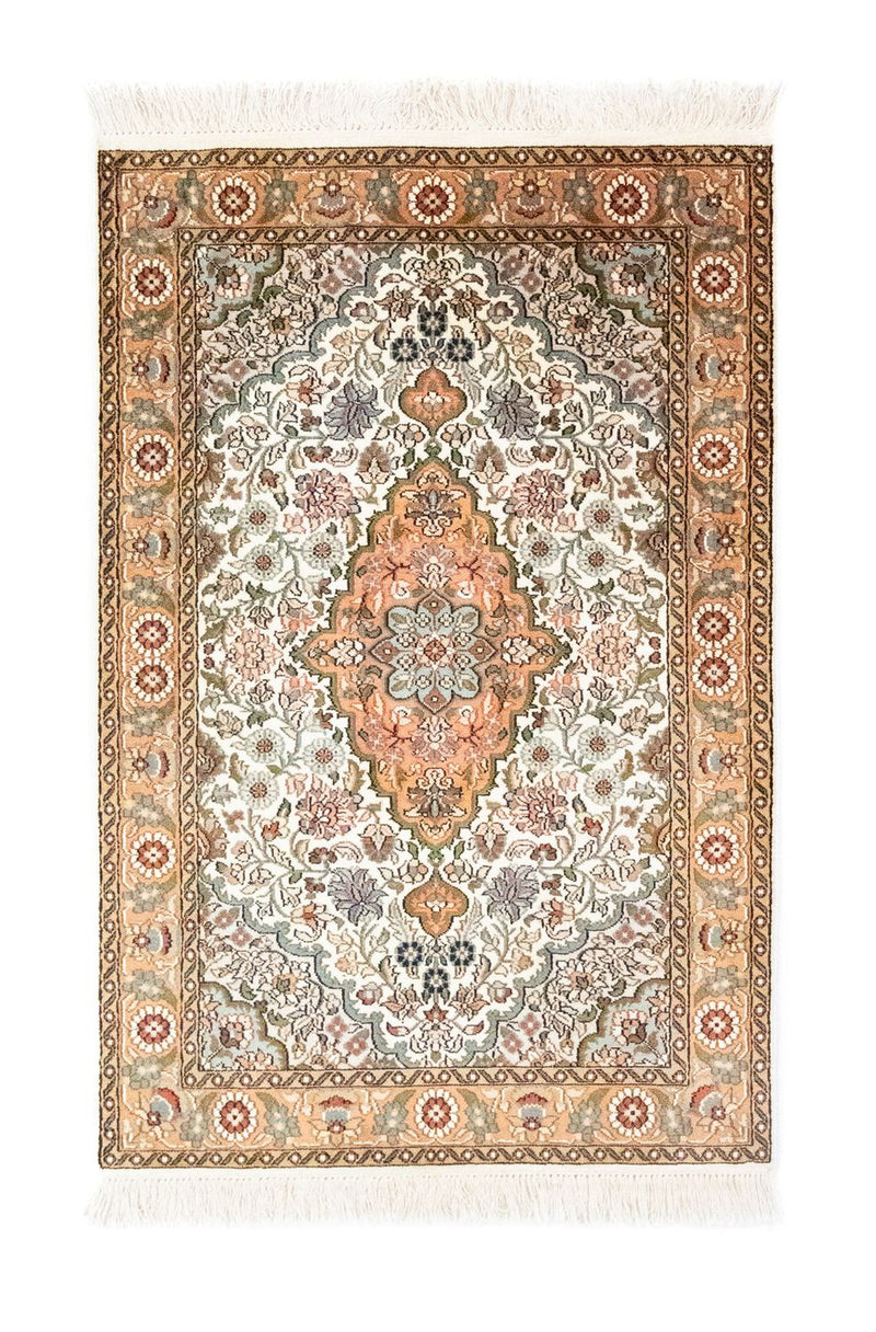 カシミールシルク 絨毯 120x80cm - オリエンタル絨毯