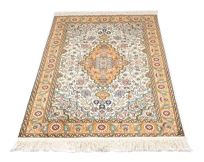 カシミールシルク 絨毯 120x80cm - オリエンタル絨毯