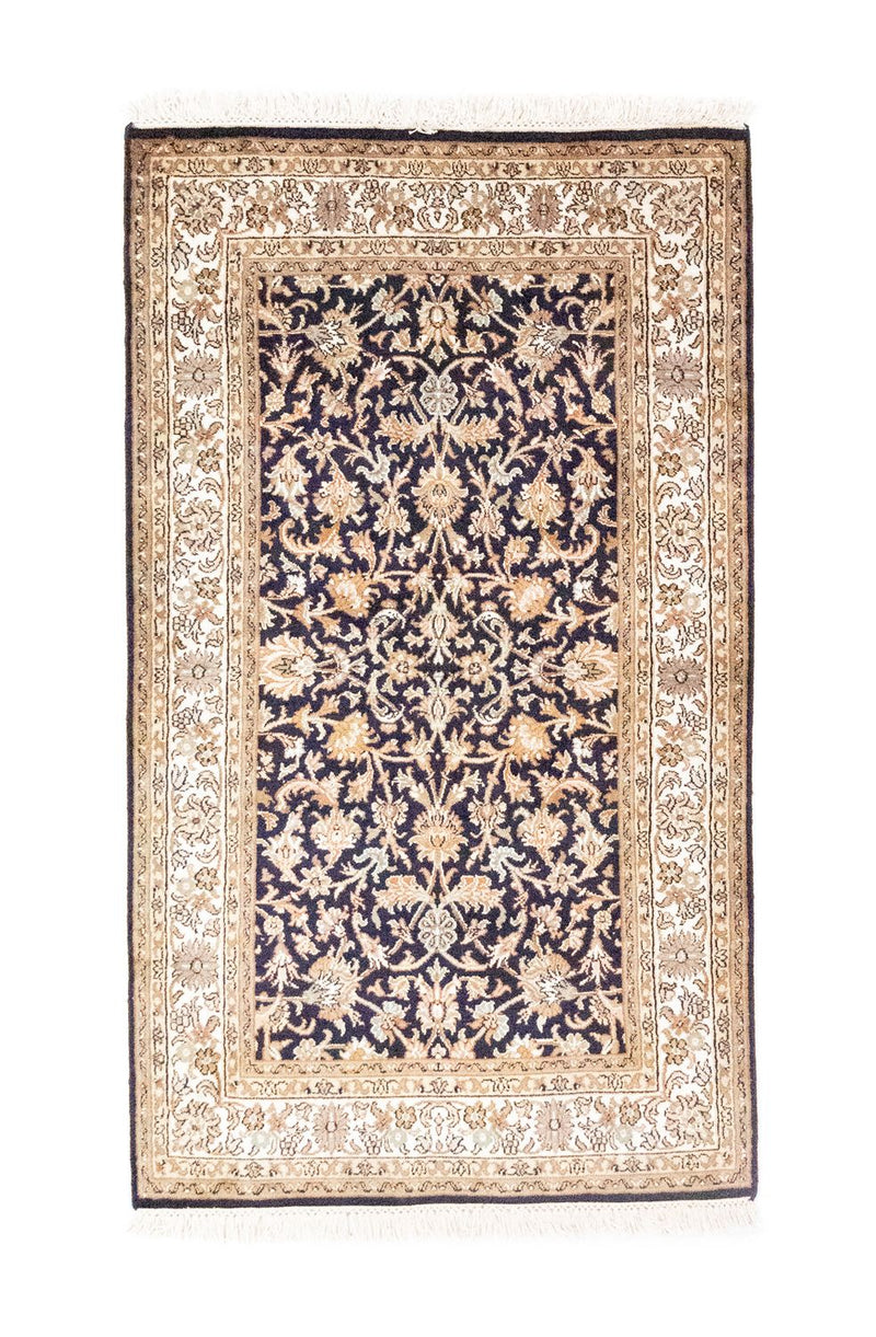 カシミールシルク 絨毯 127x74cm - オリエンタル絨毯