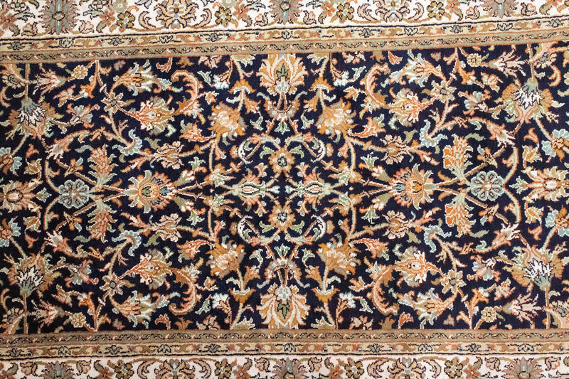カシミールシルク 絨毯 127x74cm - オリエンタル絨毯