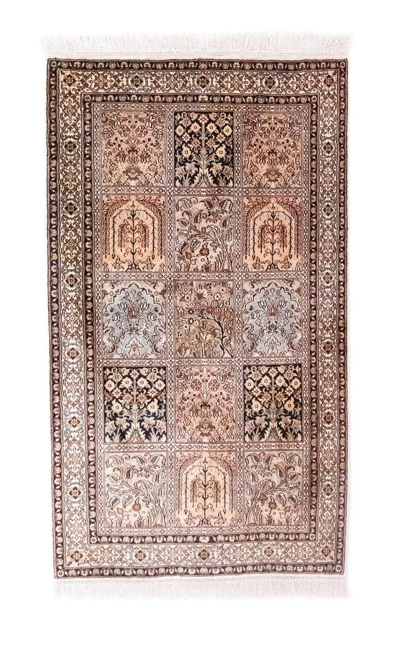 カシミールシルク 絨毯 135x78cm - オリエンタル絨毯