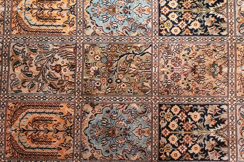 カシミールシルク 絨毯 135x78cm - オリエンタル絨毯