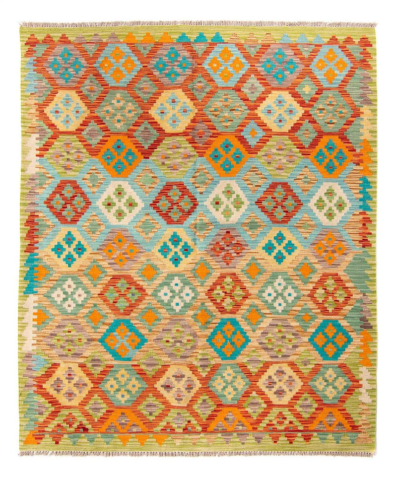 キリム マイメネ 絨毯 205x155cm - ウールラグ