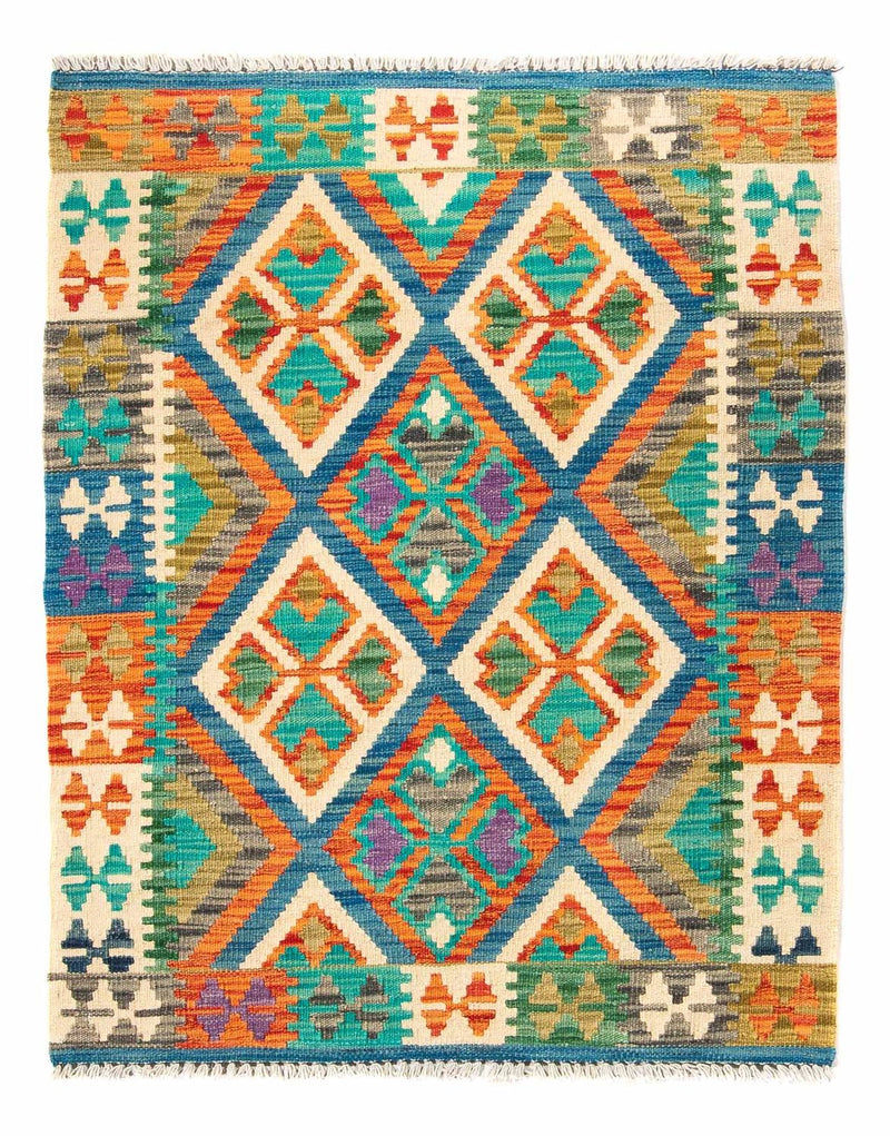 キリム マイメネ 絨毯 115x92cm - ウールラグ