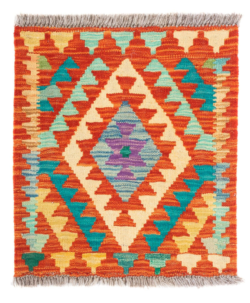 キリム マイメネ 絨毯 52x50cm - ウールラグ