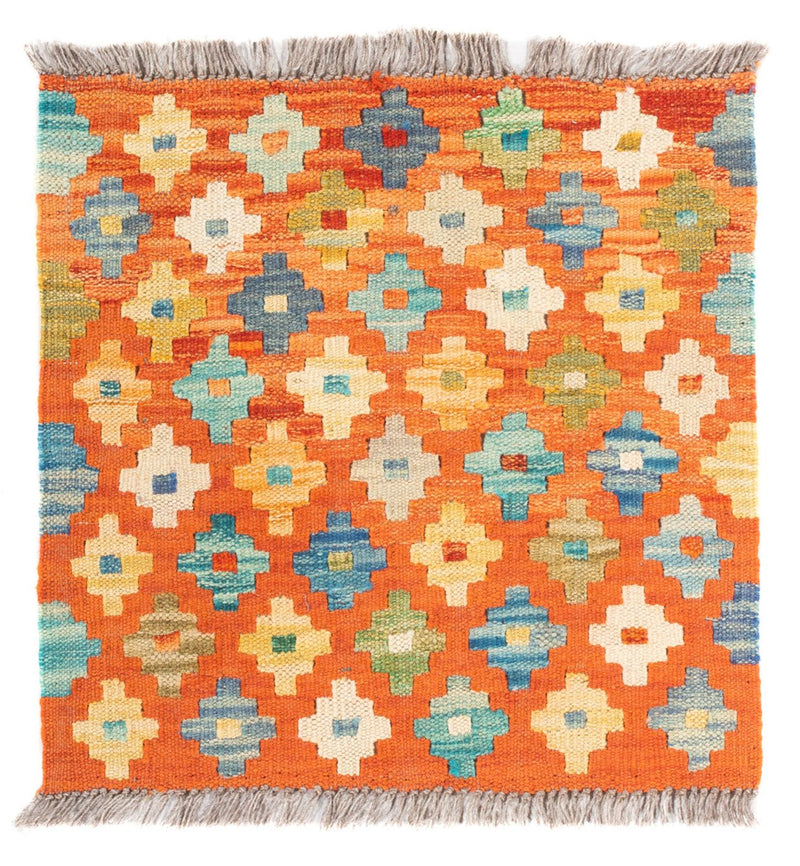 キリム マイメネ 絨毯 52x50cm - ウールラグ