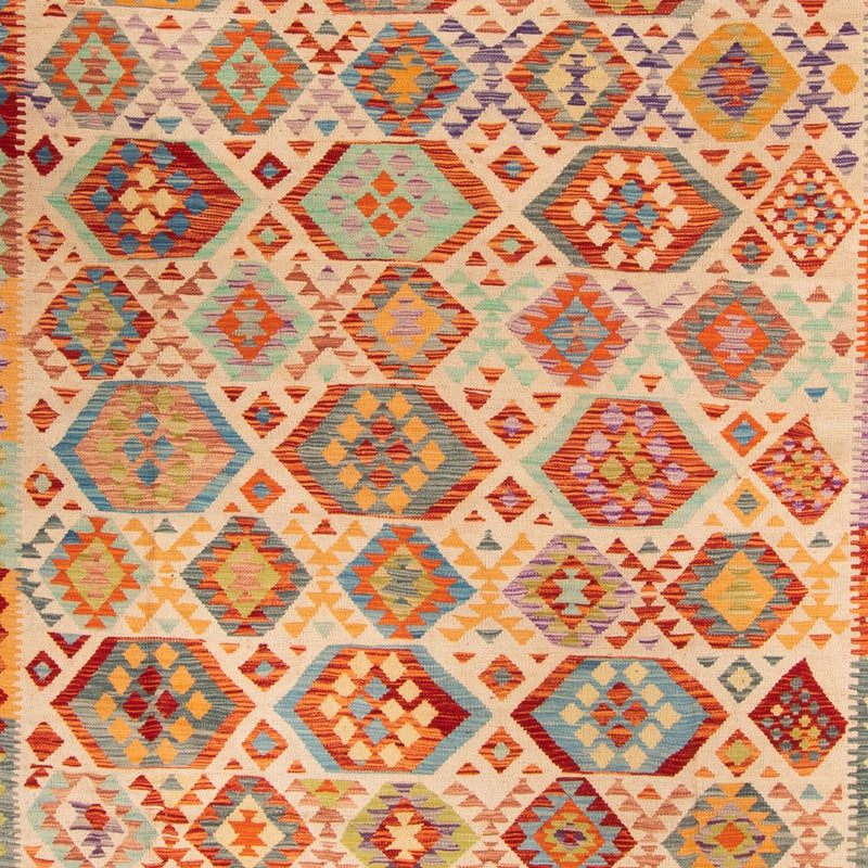 キリム マイメネ 絨毯 401x303cm - ウールラグ