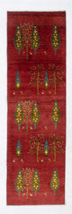 ペルシャギャベ 絨毯 240x70cm - ペルシャウールラグ