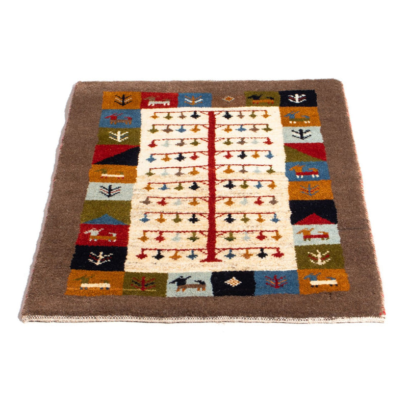 ペルシャギャベ 絨毯 88x61cm - ペルシャウールラグ