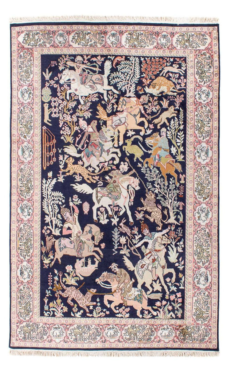 カシミールシルク 絨毯 215x133cm - オリエンタル絨毯