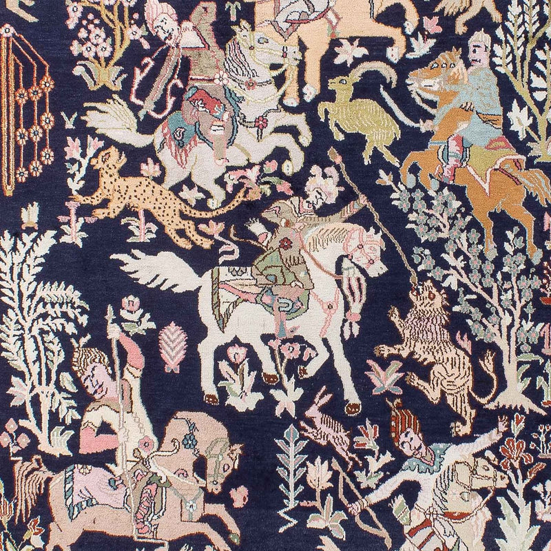 カシミールシルク 絨毯 215x133cm - オリエンタル絨毯