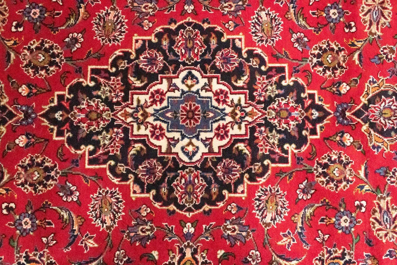 カシャーン 絨毯 303x202cm - ペルシャ絨毯