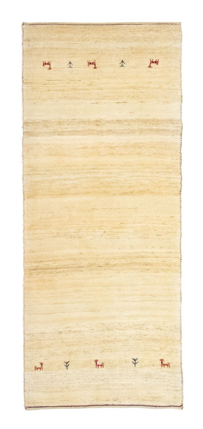 ペルシャギャベ 絨毯 215x75cm - ペルシャウールラグ