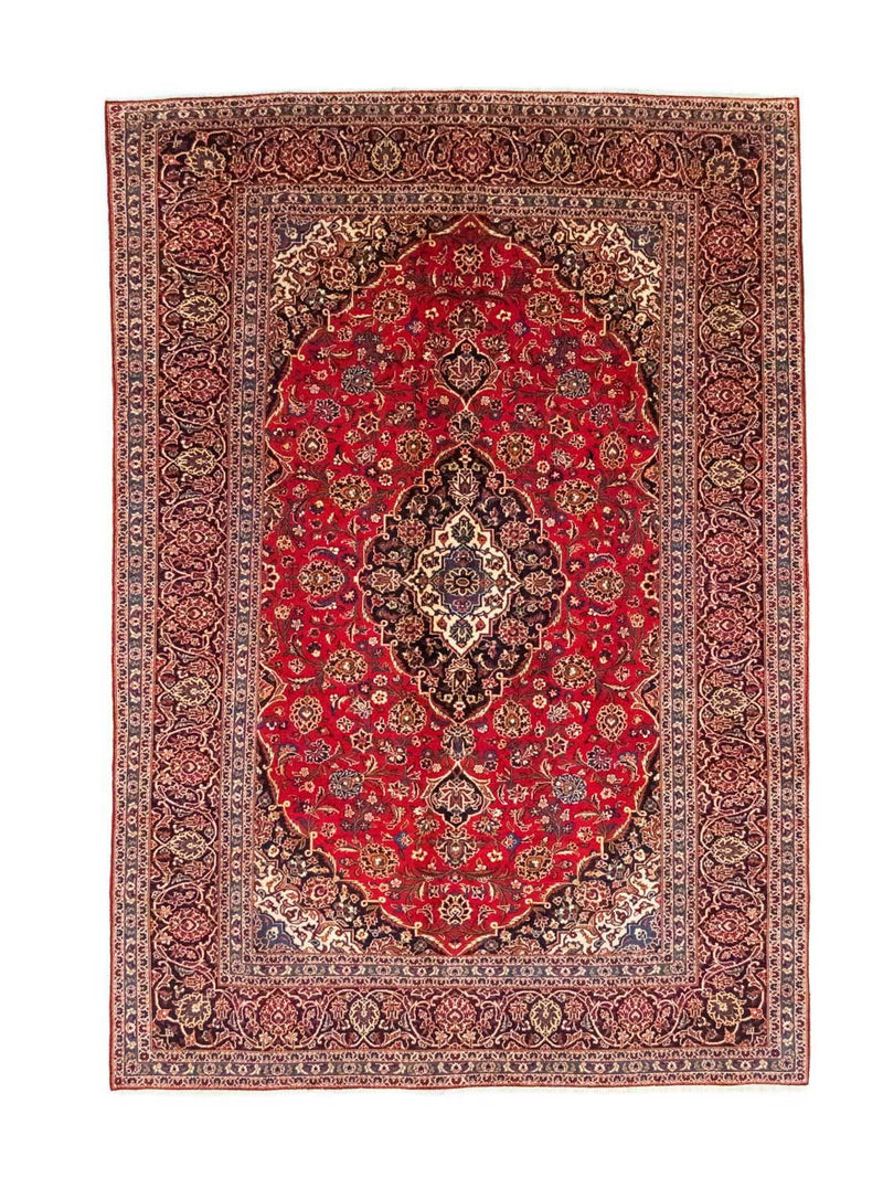 カシャーン 絨毯 358x239cm - ペルシャ絨毯