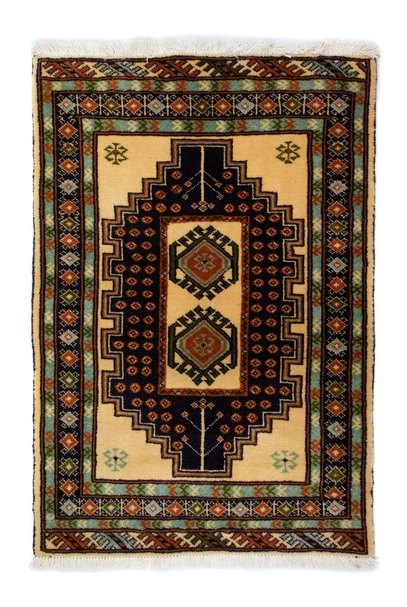 トルカマン絨毯 91x64cm - ペルシャ絨毯