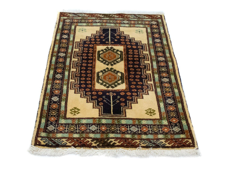 トルカマン絨毯 91x64cm - ペルシャ絨毯
