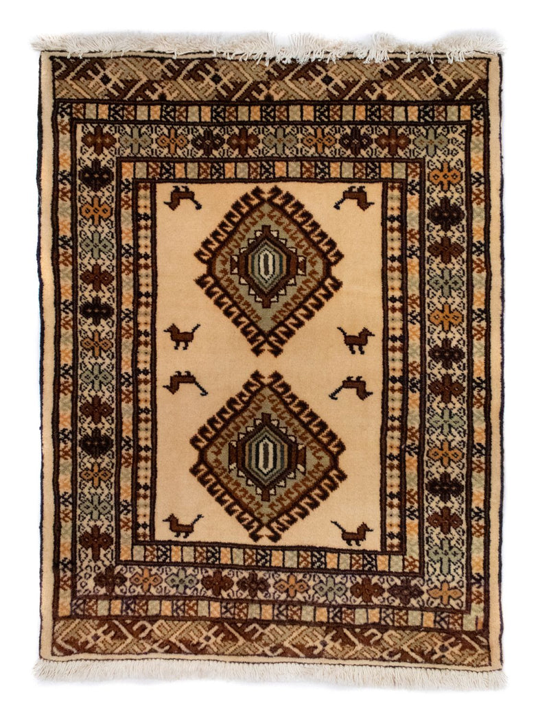 トルカマン絨毯 87x64cm - ペルシャ絨毯