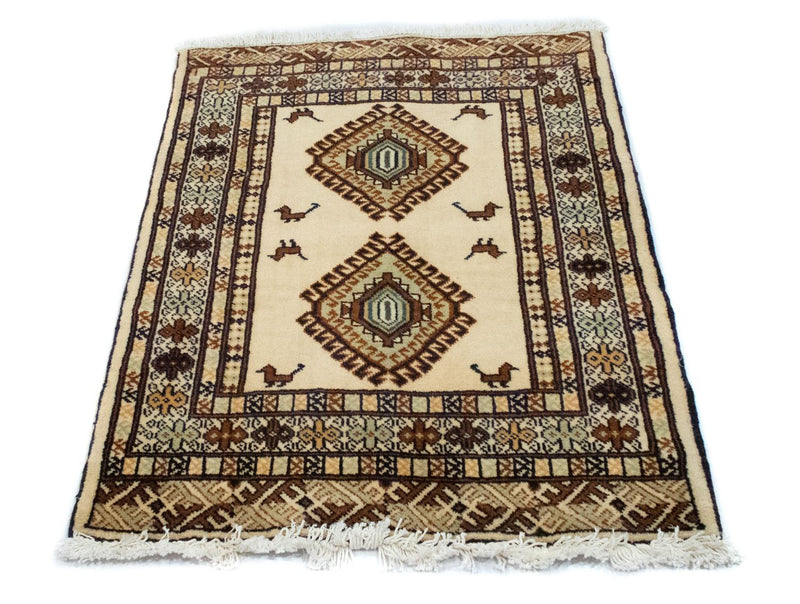 トルカマン絨毯 87x64cm - ペルシャ絨毯