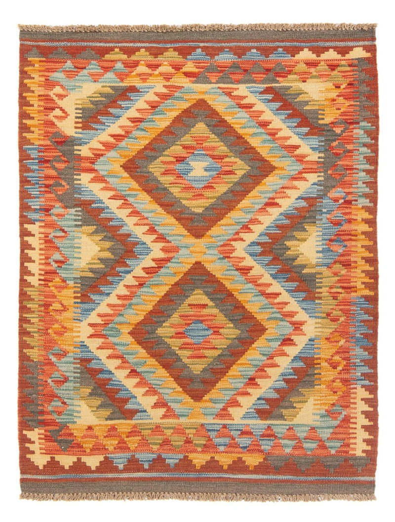 キリム マイメネ 絨毯 119x86cm - ウールラグ