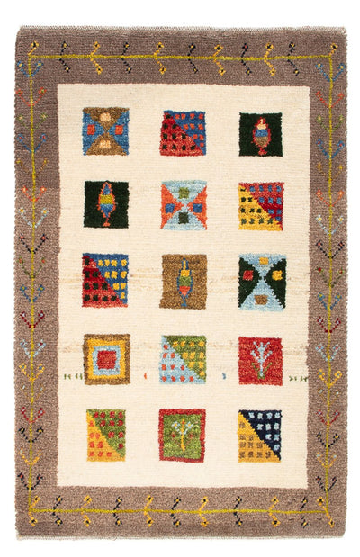 ペルシャギャベ 絨毯 60x87cm - ペルシャウールラグ
