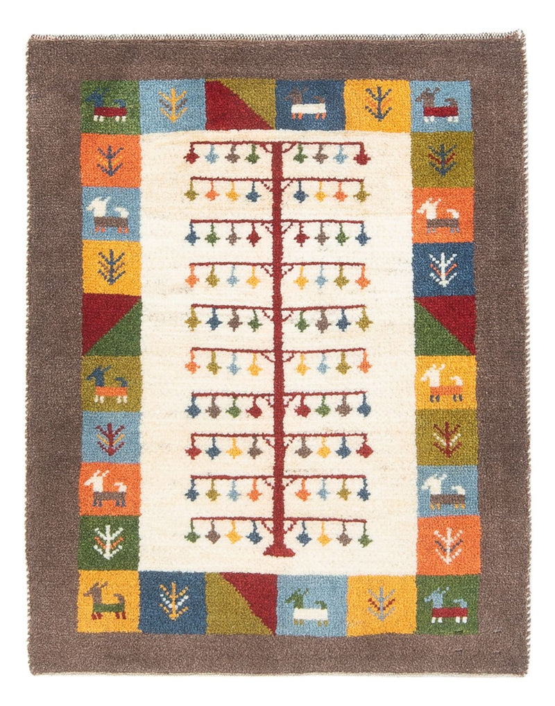 ペルシャギャベ 絨毯 90x63cm - ペルシャウールラグ