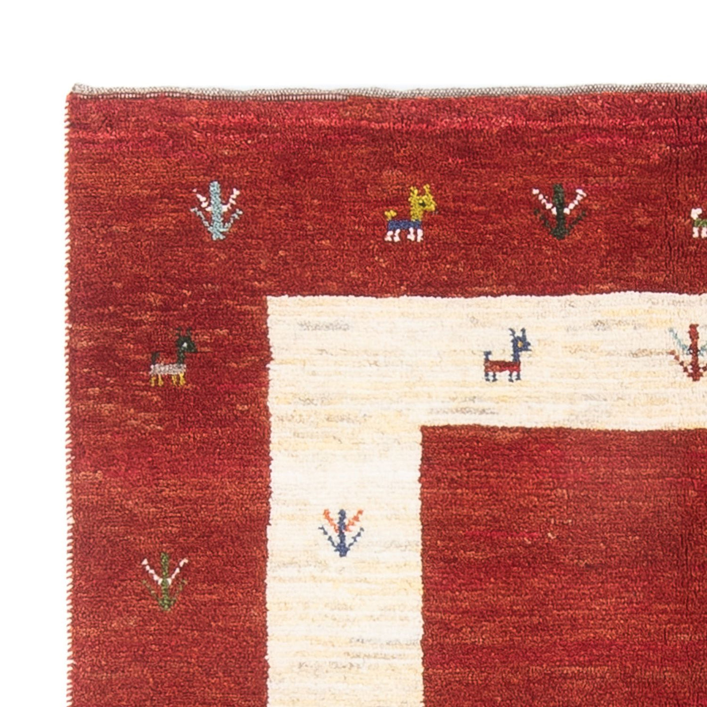 ペルシャギャベ 絨毯 175x122cm - ペルシャウールラグ