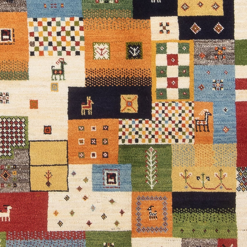 ペルシャギャベ 絨毯 197x149cm - ペルシャウールラグ