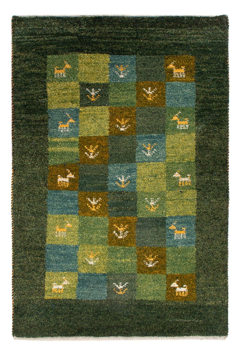 ペルシャギャベ 絨毯 87x61cm - ペルシャウールラグ