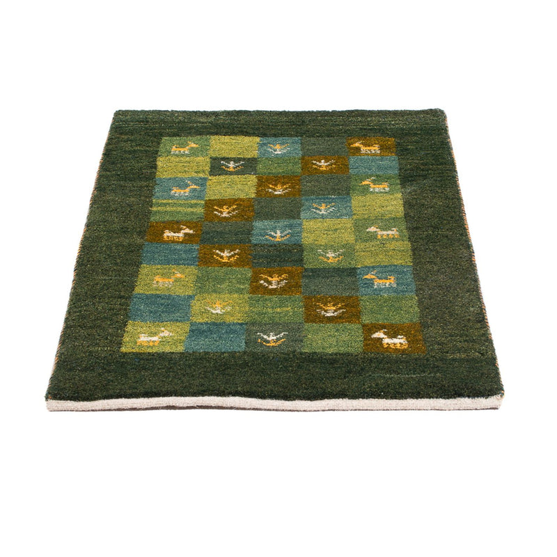 ペルシャギャベ 絨毯 87x61cm - ペルシャウールラグ