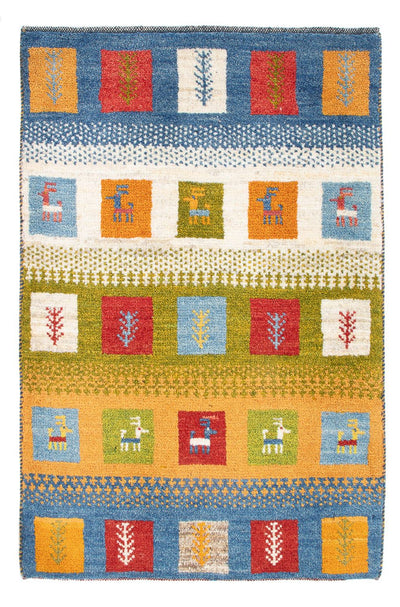 ペルシャギャベ 絨毯 60x90cm - ペルシャウールラグ