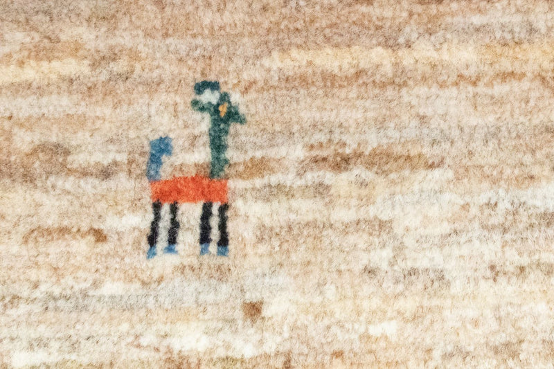 ペルシャギャベ 絨毯 60x40cm - ペルシャウールラグ