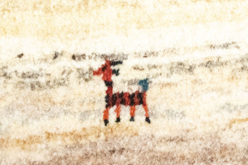ペルシャギャベ 絨毯 60x40cm - ペルシャウールラグ