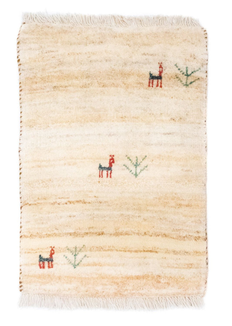 ペルシャギャベ 絨毯 60x40cm - ペルシャウールラグ