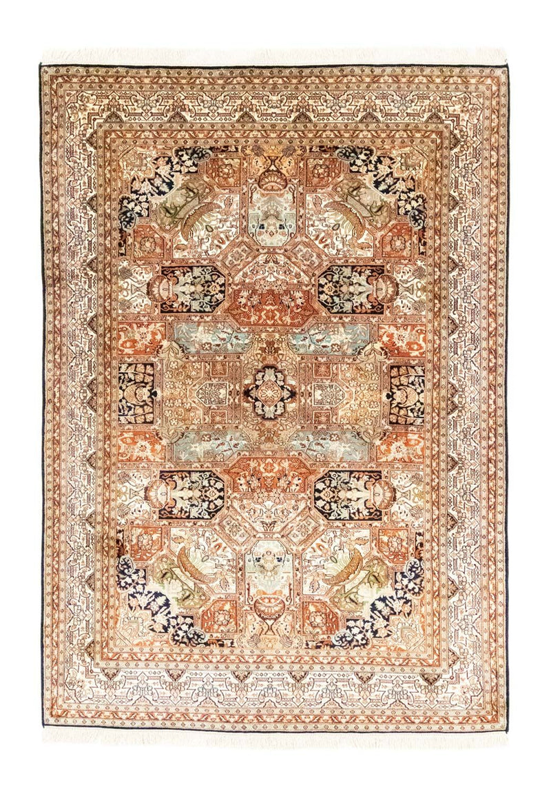 カシミールシルク 絨毯 229x152cm - オリエンタル絨毯