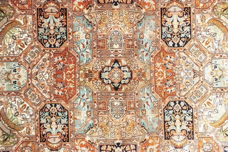 カシミールシルク 絨毯 229x152cm - オリエンタル絨毯