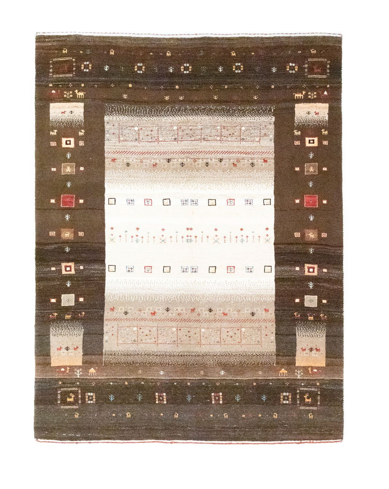 ロリバフト 絨毯 194x148cm - ペルシャウールラグ